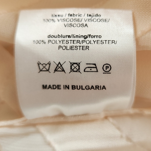 Sandro Semi Sheer Diagonal Striped Sleeveless Dress Keyhole Back Women's Size 2 - Picture 6 of 10